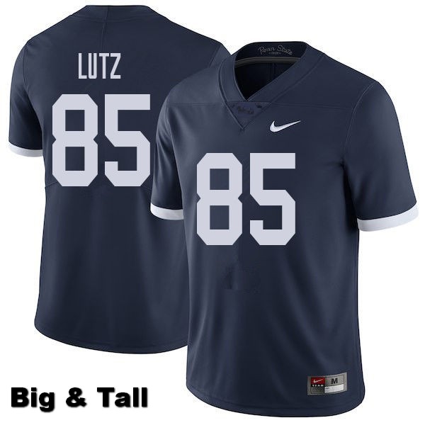 NCAA Nike Men's Penn State Nittany Lions Isaac Lutz #85 College Football Authentic Throwback Big & Tall Navy Stitched Jersey LPR2098SY